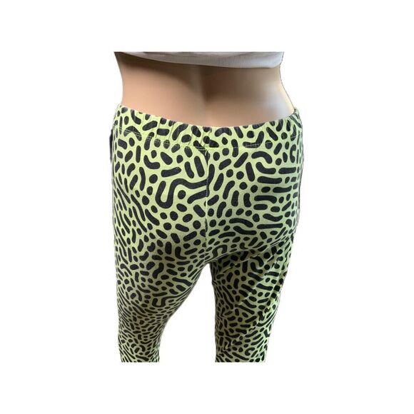NO BOUNDARIES Patterned Knee Length Elastic Waistband Womens Leggings Size Med - Picture 5 of 14